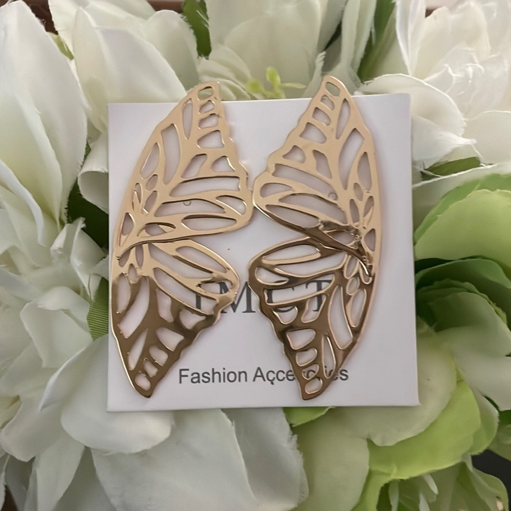 Butterfly wing earrings
